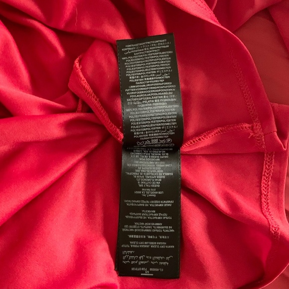 MARCIANO Red Pleated Dress - Picture 13 of 16